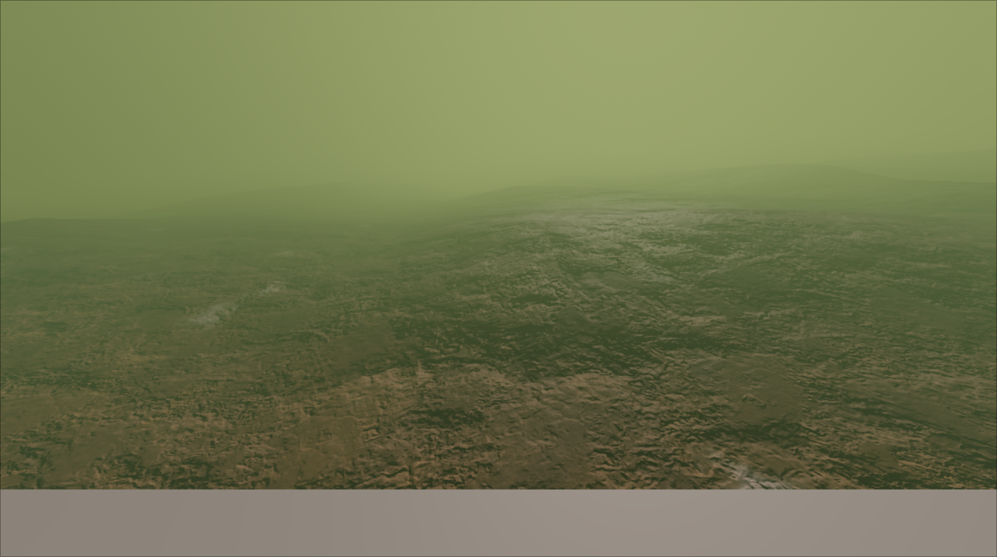 In-game screenshot of the planet surface